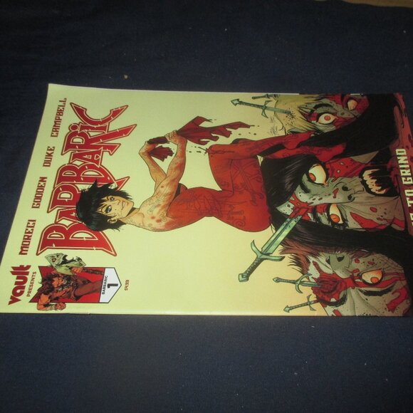 Barbaric Axe To Grind #1 (Vault comics, 2022) Cover B Variant - Picture 3 of 3